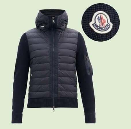 MONCLER モンクレール ニット ダウン フード カーディガン 9B50800A9340  201020B10