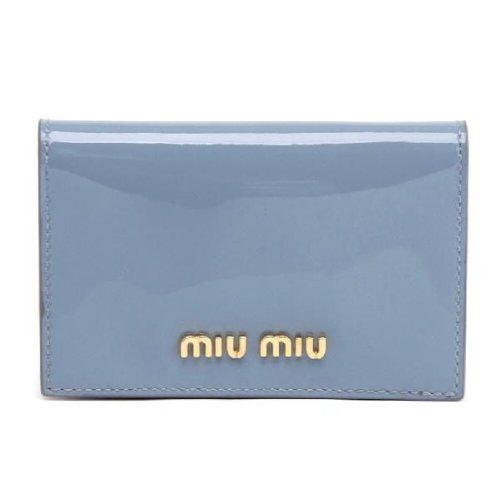 ミュウミュウ MIU MIU 名刺入れ 5M1122-3CJ-HJO エナメル革