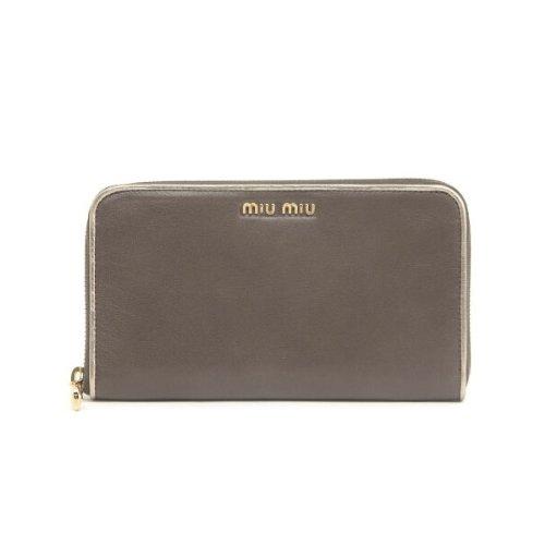 ミュウミュウ MIU MIU 長財布 ヤギ革 5M0506