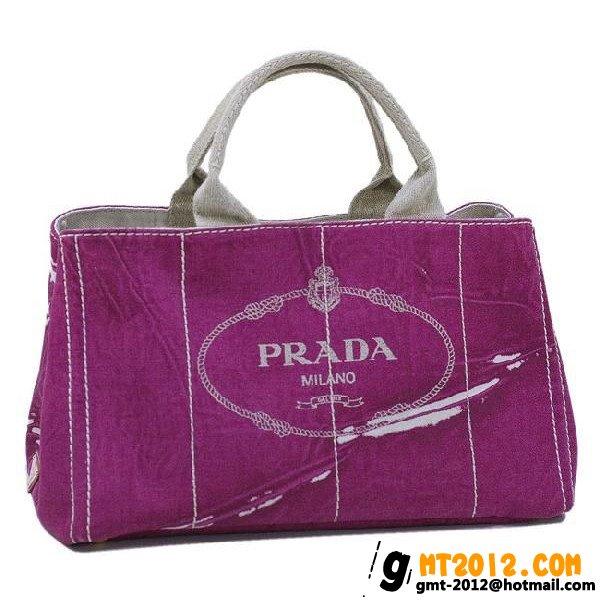 プラダ 春夏新作 PRADA トートバッグ キャンバス ピンク B18723