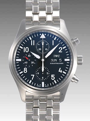 IWC パイロットウォッチクロノ IW371704 ステンレス ブラック