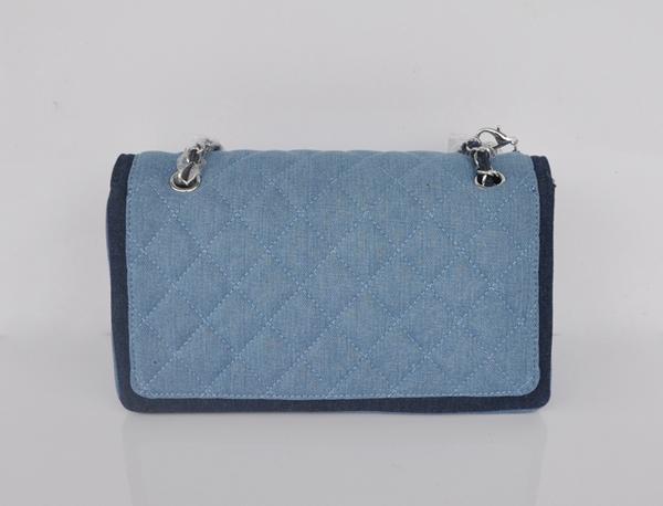 シャネル デニム ハンドバッグ チェーンバッグ FLAP BAG A92216