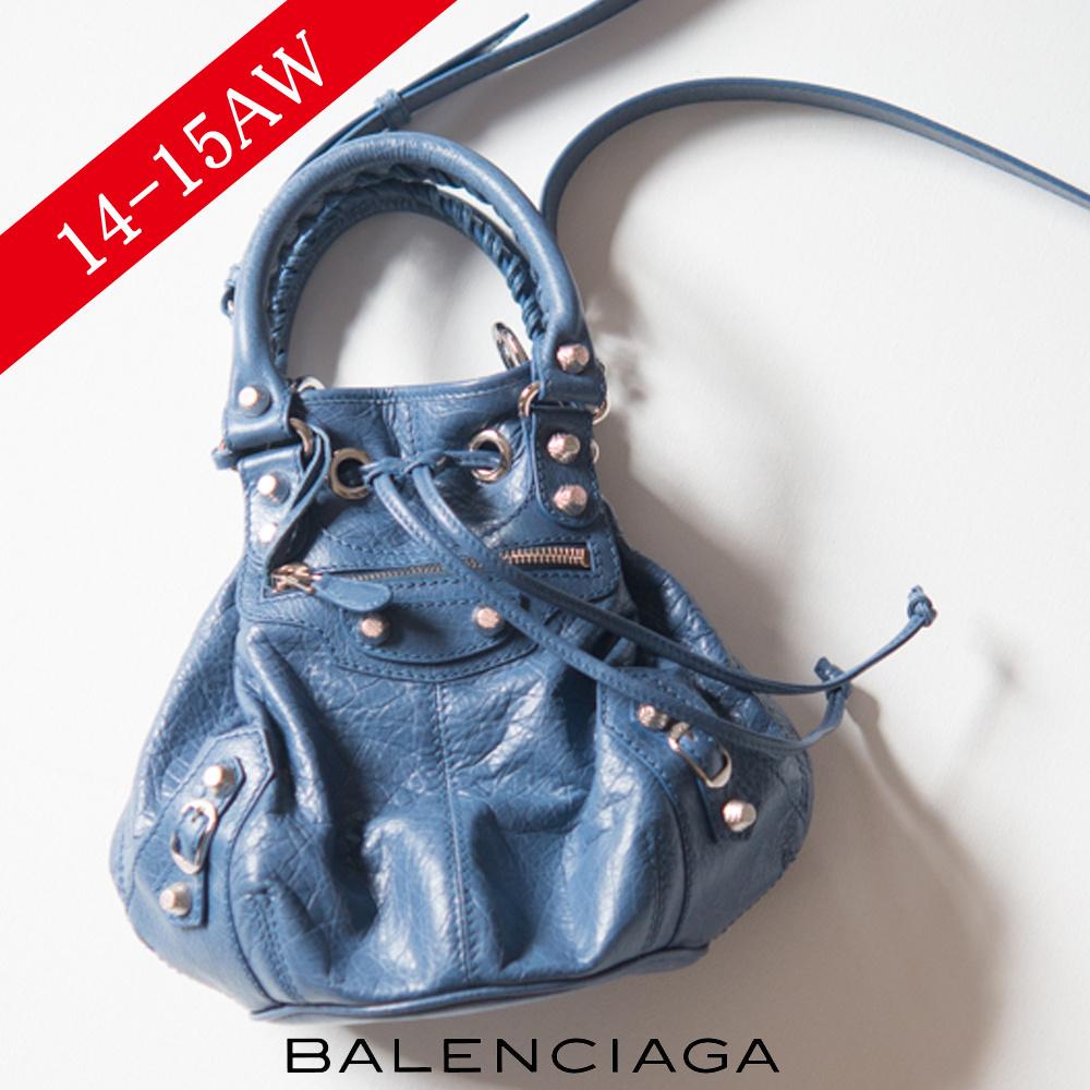 2014新作国内未入荷新色！バレンシアガスーパーコピーBALENCIAGA Giantミニポンポン,Blue