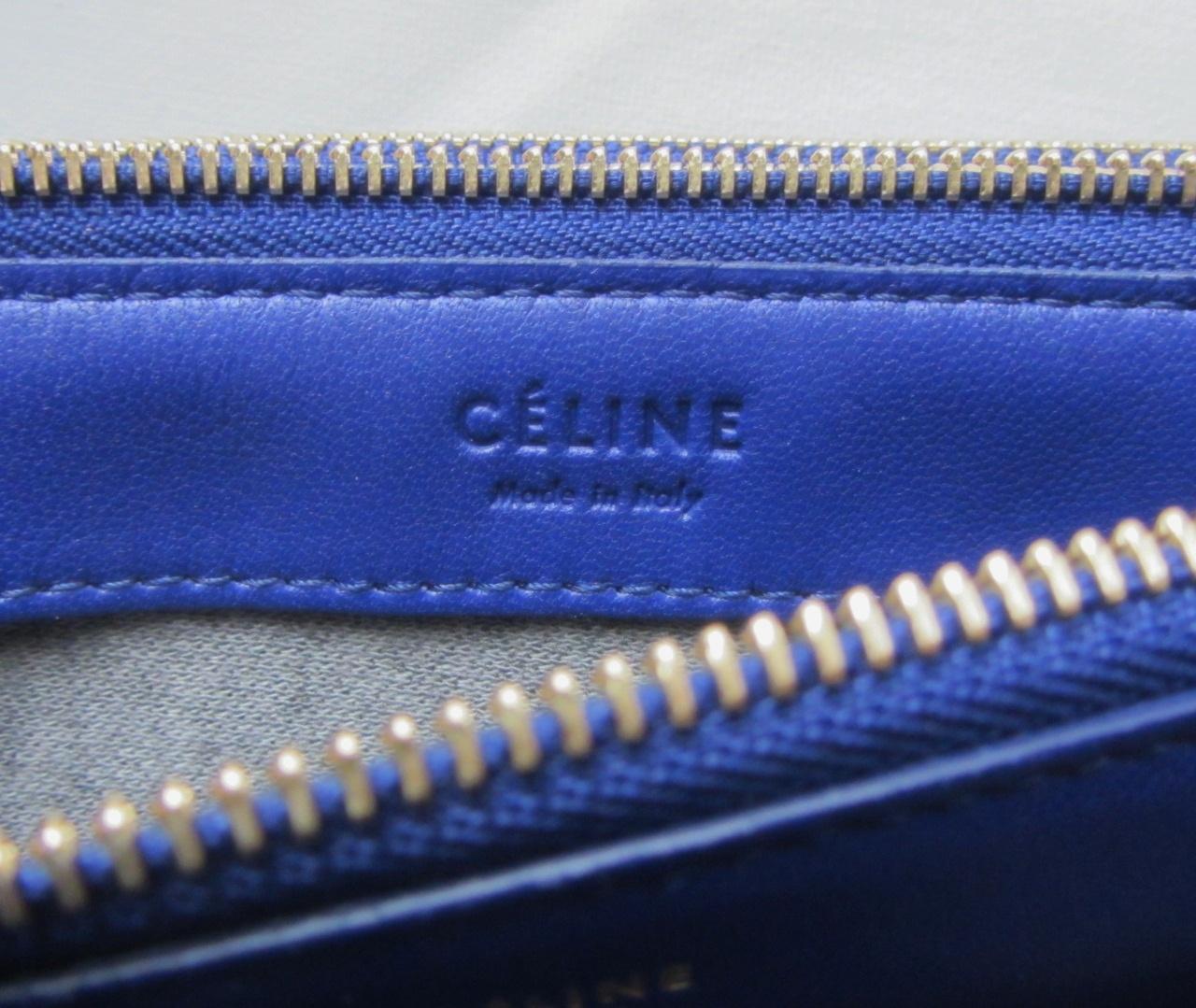 新作入荷★CELINE TRIOセリーヌコピー 小さな方のサイズ★インディゴ 165113ETA.IN07