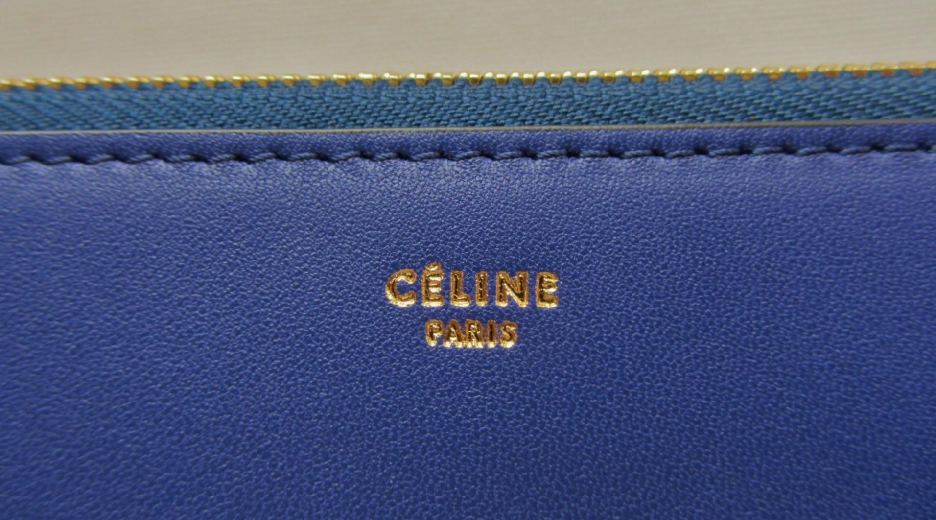 新作入荷★CELINE TRIOセリーヌコピー 小さな方のサイズ★インディゴ 165113ETA.IN07