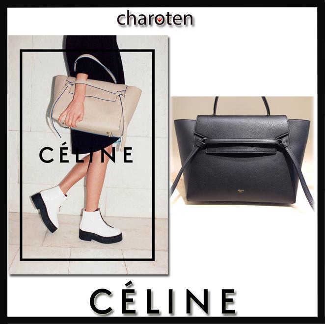 CELINE【175523VVB】2014 入手困難 セリーヌコピーBelt Bag in Natural Calfskin