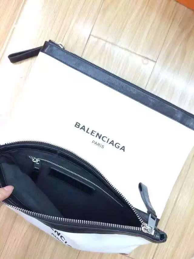 Balenciagaレア☆大人気バレンシアガバッグスーパーコピー☆キャンバス ネイビークラッチ