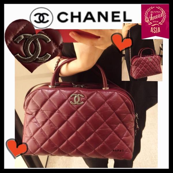 16AW新作シャネルスーパーコピー CHANEL BANQUETTE ボウリングバッグ バーガンディ