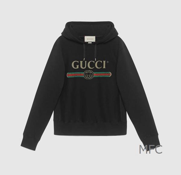 グッチスーパーコピー GUCCIロゴ入り ブラック フード付き ヴィンテージ 463591 X5S85 1093