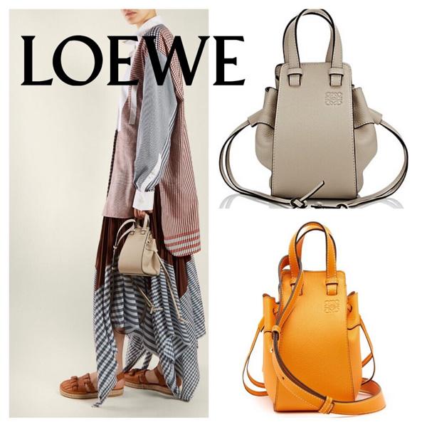 2019春夏新作!☆雑誌掲載 ロエベスーパーコピー LOEWE ミニハンモックDWバッグ 9080931