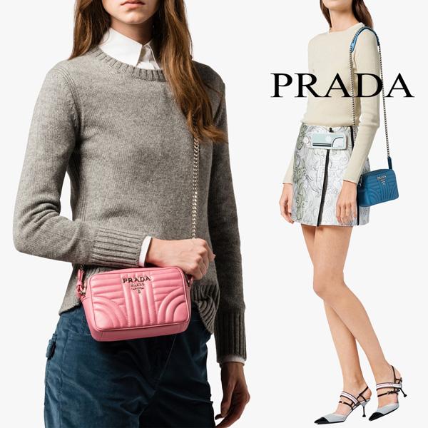 PRADA プラダスーパーコピー ダイアグラム クロスボディーバッグ 1BH084 V COI 2D91