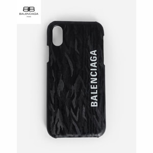 【BALENCIAGA】★バレンシアガ  iPhoneケース コピー 新作☆超入手困難◆ロゴ iPhone X/XS ケース◆5858280K1X0